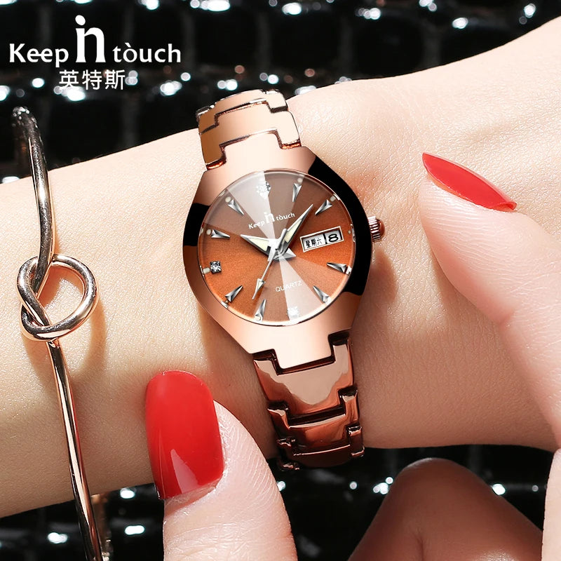 High Quality Watches Women Fashion Watch 2024 Luxury Brand Quartz Ladies Watch Small Dial Calendar Bracelet Watch Montre Femme