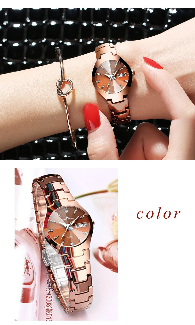 High Quality Watches Women Fashion Watch 2024 Luxury Brand Quartz Ladies Watch Small Dial Calendar Bracelet Watch Montre Femme