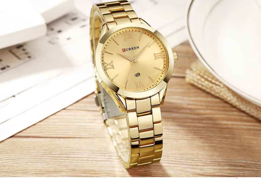 CURREN Watch Women Watches Ladies 9007 Steel Women's Bracelet Watches Female Clock Relogio Feminino Montre Femme