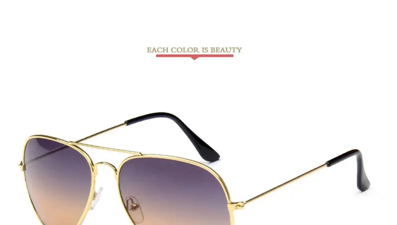 LeonLion 2023 Double Colors Gradient Sunglasses Women Alloy Mirror Glasses Lady Retro Metal Glasses Lunette De Soleil Femme