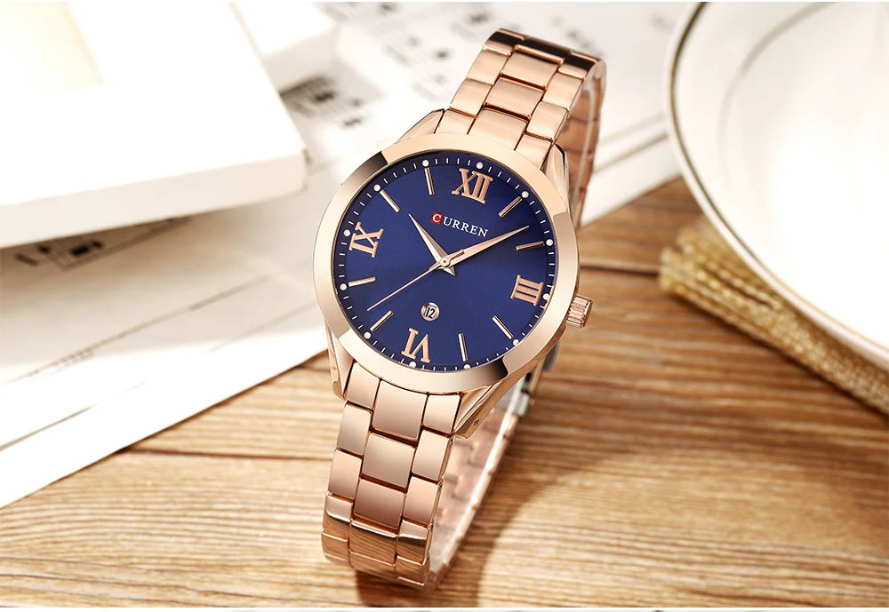 CURREN Watch Women Watches Ladies 9007 Steel Women's Bracelet Watches Female Clock Relogio Feminino Montre Femme