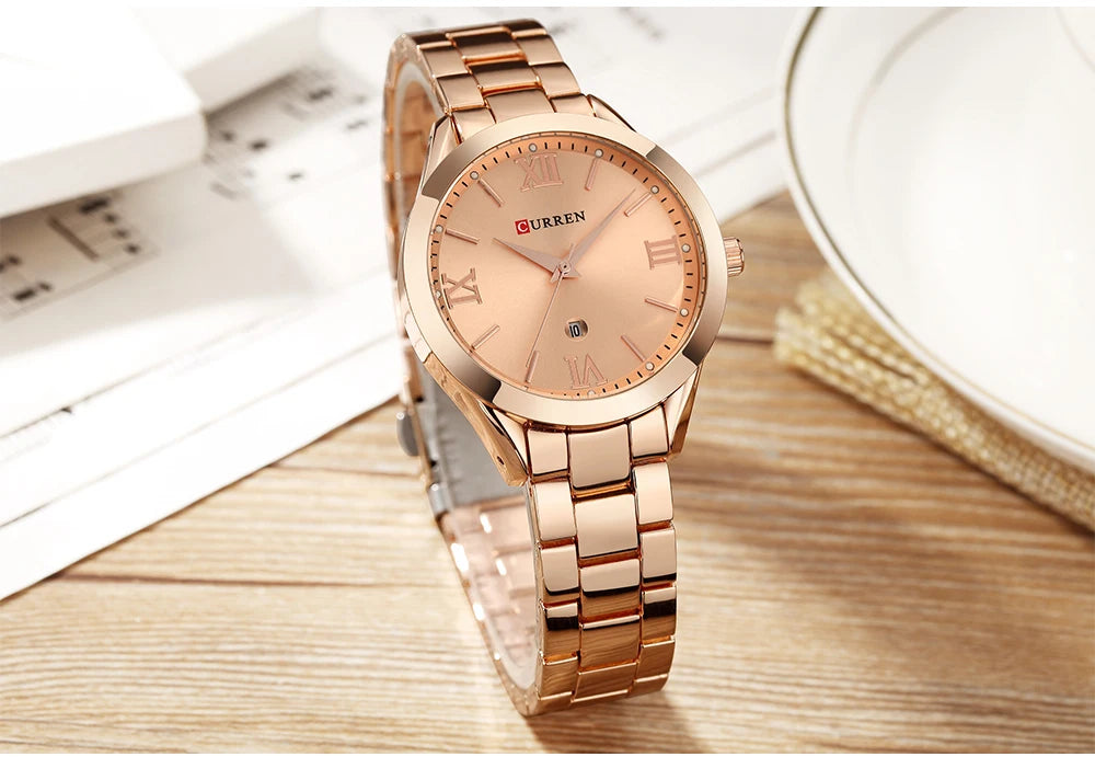 CURREN Watch Women Watches Ladies 9007 Steel Women's Bracelet Watches Female Clock Relogio Feminino Montre Femme