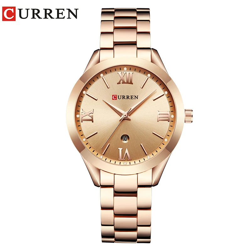 CURREN Watch Women Watches Ladies 9007 Steel Women's Bracelet Watches Female Clock Relogio Feminino Montre Femme