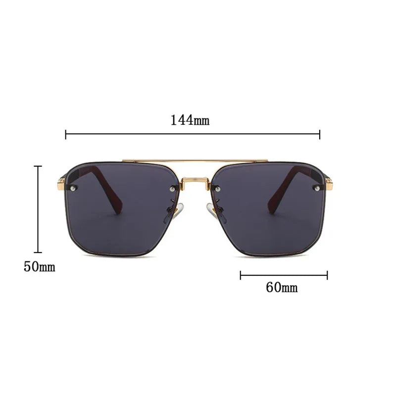 2024 Square Sunglasses For Men Luxe Vintage Designer Sunglasses Women Fashion Glasses Gafas De Sol Hombre Lunette Soleil Femme